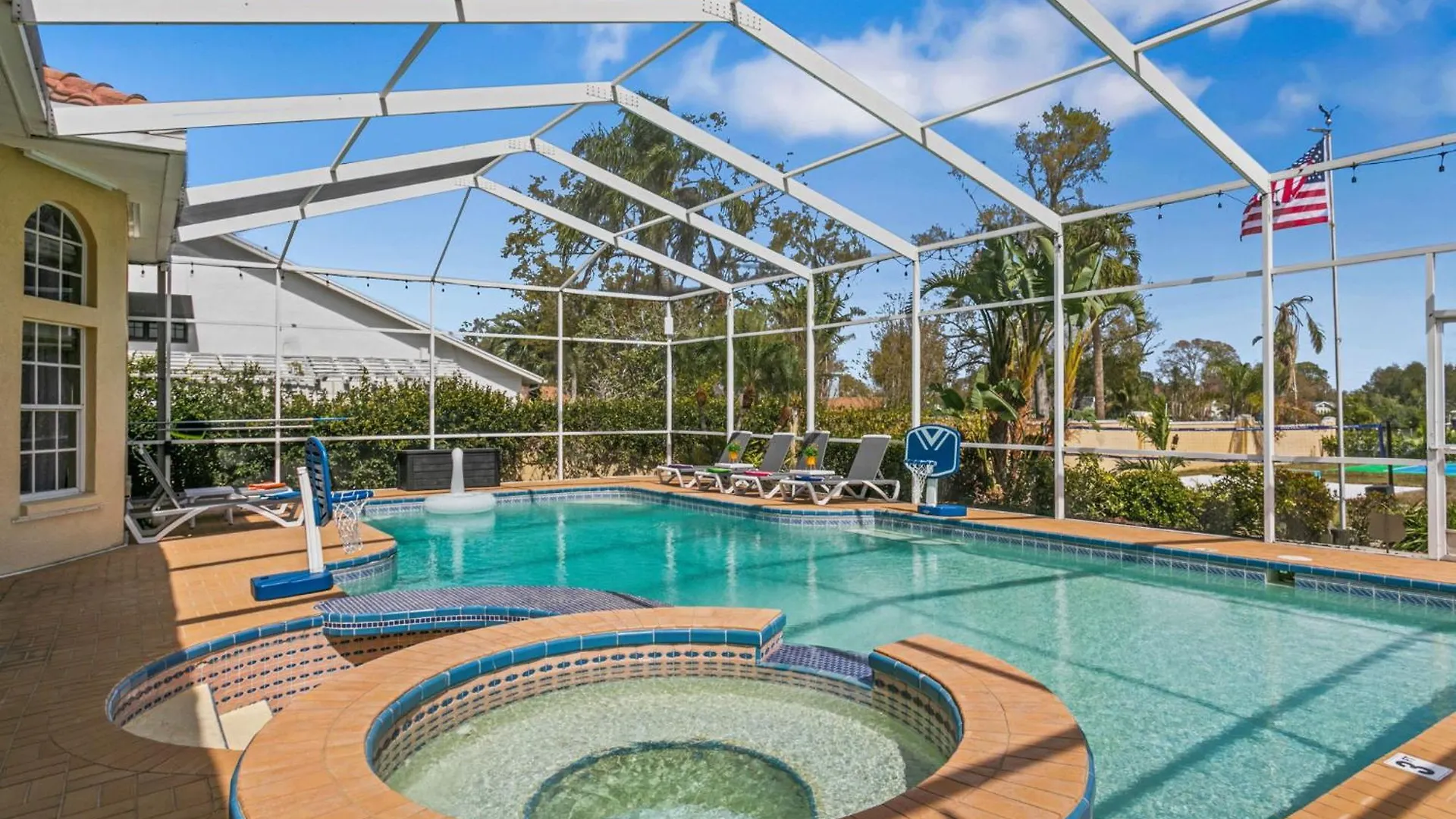 6Br Family Escape-Pool Sports Courts Game Room Tampa